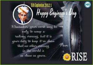 Happy Engineers Day 15th Sep’21