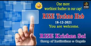 Inauguration Of  “RISE Techno HUB” 18 Dec’21