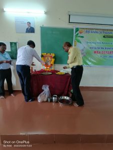 MCA and MBA New Batch Inauguration Dt : 09-10-23