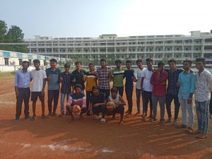Inter College Sports Competitions in the eve of 2023 fresher’s celebrations . Events : Shot put ,kabaddi ( Girls & Boys ), Throw ball