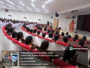 “Personality Development Program” for First Yr  By Chaitanya Yuva Kendra, Adoni