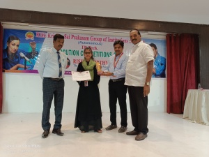 Elocution Competition- 2024 First Year B.Tech students . Dt : 01-05-2024 Venue : RISEINDIA